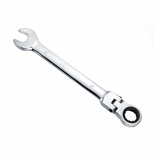 Flexible double ended ratchet wrenches with lock