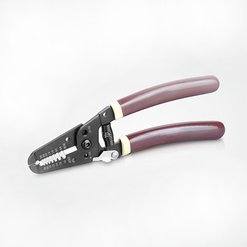 7" wire stripping pliers with curved handle 